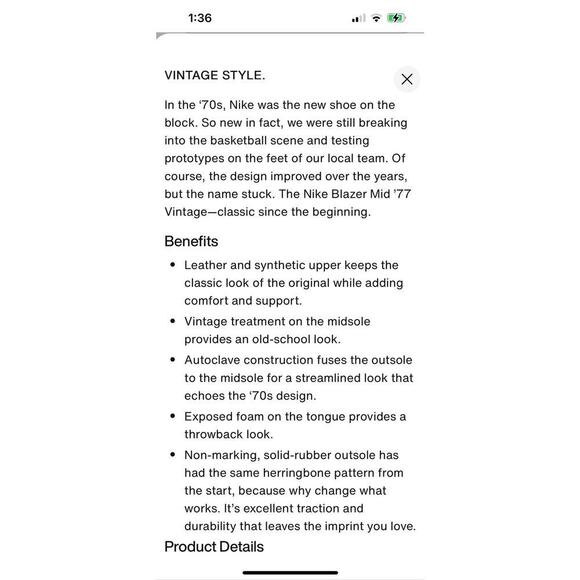 Nike Blazer Mid “77 Vintage Men Shoes - Picture 11 of 13